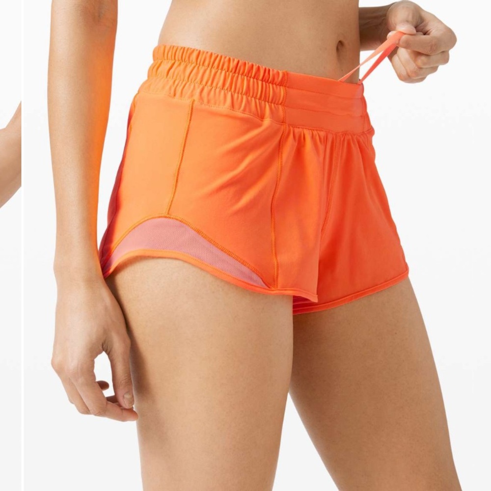 lululemon athletica Orange Women Shorts